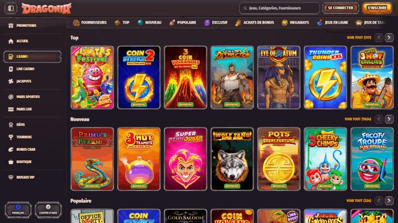 Image: Retirez Vos Gains à Dragonia Casino avec Facilité et Rapidité